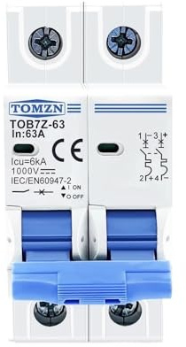 Interruttore Magnetotermico Differenziale,Magnetot 3 Pezzi DC MCB 1000V Mini Interruttore Solare 3A 6A 10A 16A 20A 25A 32A 40A 50A 63A For Sistema Fotovoltaico(3A)