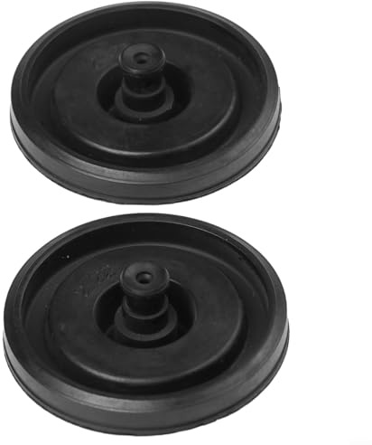 TDCuizent Kit de repuesto de sello de válvula de llenado de inodoro, arandela de diafragma de goma para válvula de bola de cisterna de presión múltiple Fluidmaster 400A, arandelas negras para mejorar