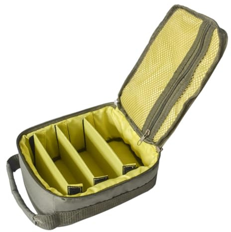 ifundom Verschleißfeste Angeltasche aus Oxford Tragbare Aufbewahrung für Angelrolle Stoßfest und Staubdicht Praktische Reel Storage Pouch für Angler für Outdoor fischen