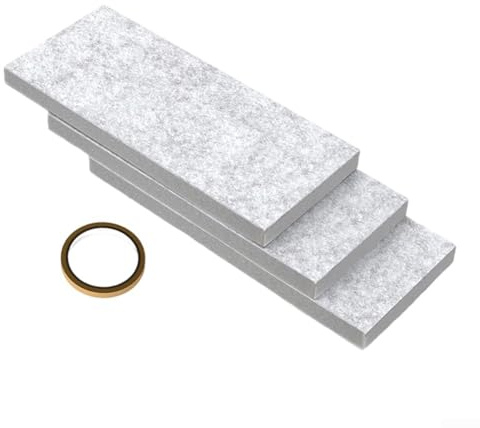 Durashmall Kit de plaque d'étanchéité réglable pour fenêtre de climatiseur avec lot de 3 panneaux en mousse d'isolation thermique pour unités AC portables, ajustement personnalisé jusqu'à 127 cm