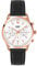 Henry London Unisex Chronograph Quarz Uhr mit Leder Armband HL39-CS-0036