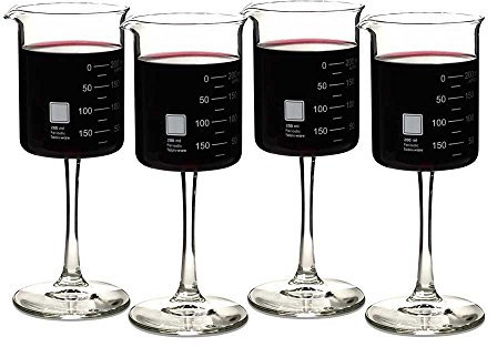 Periodic Tableware Laboratory Beaker Wine Glasses