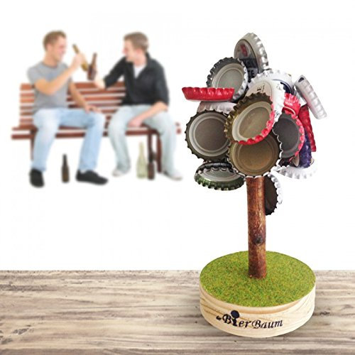 Kronkorken Baum - Magnetischer Bierbaum - Kronkorken Magnet 12cm, hält bis 5,7kg - Der Bierbaum Bier-Freunde - als Mitbringsel für Partys