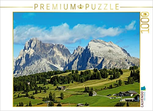 CALVENDO Puzzle EIN Motiv aus dem Kalender Urlaub auf der Seiser ALM | 1000 Teile Lege-Größe 64 x 48 cm Foto-Puzzle für glückliche Stunden