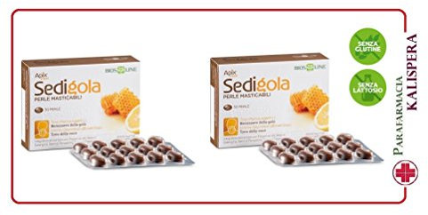 BIOSLINE - APIX PROPOLI 2 CONFEZIONI DA 30 PERLE MASTICABILI, azione balsamica, effetto emolliente e lenitivo sulle mucose, sostegno alla voce