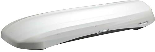INNO WEDGE660 White 11 cu ft, Roof Rack, Roof Box, Cargo Box, hard shell, Low profile, Cargo Box, Dual‑Side Opening with Locks, Made in Japan, Compatible with Aero & Square Bars, Tool Free install