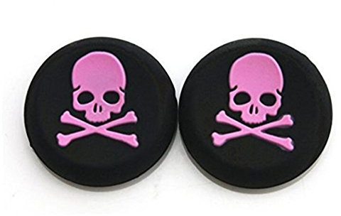 Tappo in silicone per pollice, per controller PS4, Xbox One, PS3, Xbox 360, PS2, PS2, colore: rosa