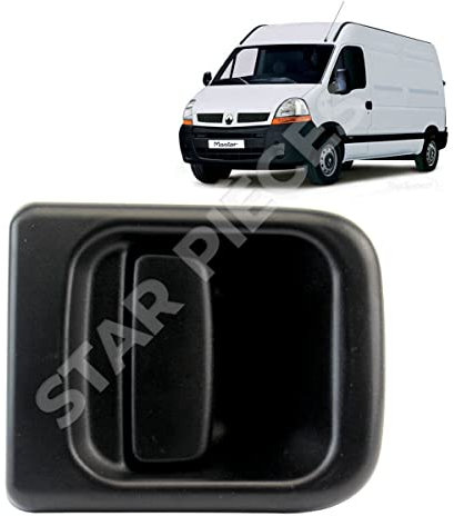 STARKIT PERFORMANCE Poignée de porte compatible pour Master 2, Movano A et Interstar (1997-2010) poignée extérieure | AVANT DROITE (côté passager) 7700352489 | 4500489