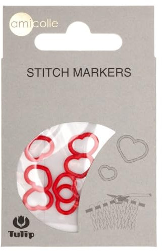 Tulip Stekenmarkierer Herz M Rot - 1 Stück