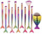 11pcs Pinceau de Maquillage Diamant Sirène 11pcs Set/Kit Cosmétique Brush Beauté Maquillage Brosse Makeup Brushes Cosmétique (A)