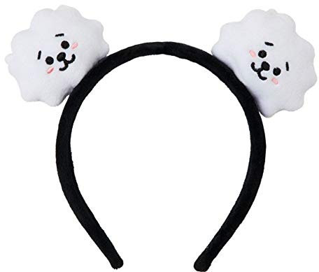 BTS Haarband Stirnband Bangtan Plüsch Haarbänder Stirnbänder Cartoon Kopfbedeckung Beste Geschenk für The Army (RJ)