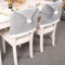 IHONYI 4er Set Stuhlhusse Weihnachts, Dinnersitz Stuhlüberzug Abdeckung Grau Santa Claus Stuhlhusse Weihnachtsmütze - Christmas Chair Cover für Festliche Dekoration Geschenkset