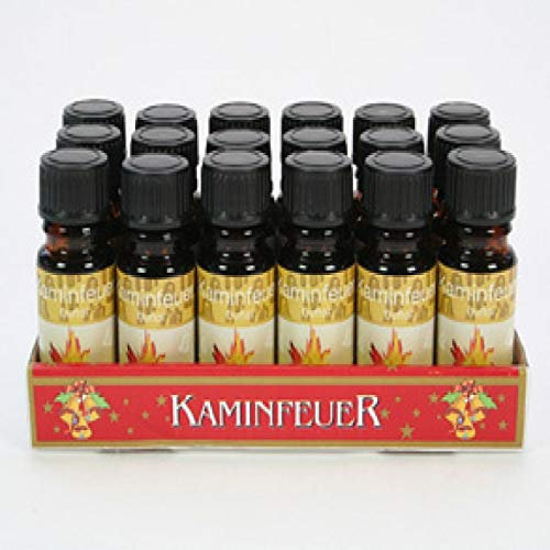 Duftöl Aromaöl Raumduftöl 10ml Lampenöl Duftlampen Weihnachtsdufte Duftöl Aromaöl Raumduftöl ca. 46 verschiedenen Duftnoten (Kaminfeuer, 12er Pack)