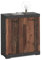 möbelando Kommode Beistellschrank Anrichte Standschrank Holzschrank Schrank Birkenhead I Matera/Old Style dunkel