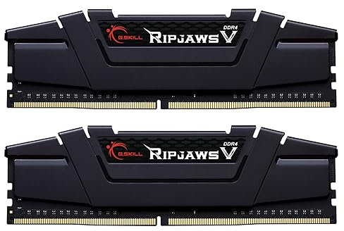 G.SKILL 64GB DDR4 PC4-28800 3600MHz Ripjaws V for Intel Z170/X99 CL18 Dual Channel Kit 2x32GB 1.4V