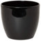 INNA-Glas Tiesto para Plantas, cerámica, Negro, 12cm, Ø13,5cm