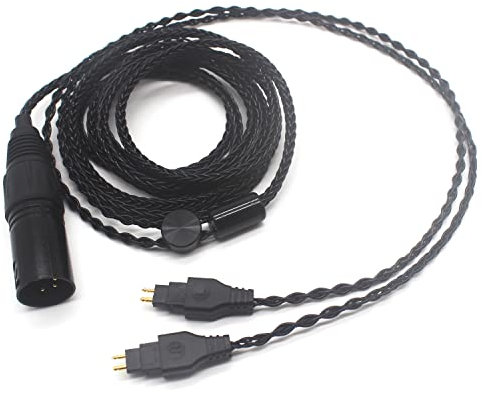 Youkamoo Ersatz-Upgrade-Kabel kompatibel für Sennheiser HD580 HD600 HD650 HD660S HD58X HD6XX Kopfhörer-Upgrade-Kabel (4-polig, XLR symmetrisch, 5 ft (1,52 m))