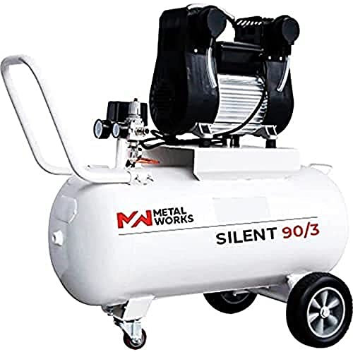 METALWORKS COMPRESOR SILENT 90/3 - SIN ACEITE - 90l 3CV marca