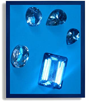 Bilderrahmen Topas A | 70x100 cm | Blau dark wiped | Antireflex Kunstglas | Poster Puzzle