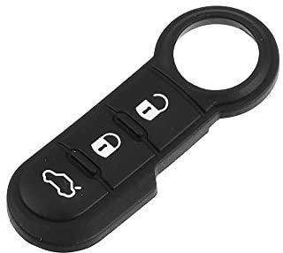 X AUTOHAUX Autoschlüssel Hülle für FIAT 3 Tasten Fernbedienung Autoschlüssel Schutzhülle Ersatzgummi