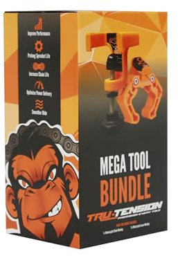 Tru Tension | Motorcycle Mega Bundle | For High-Performance, Race, Road & Off-Road Bikes | Motorcycle Tools & Accessories | 5 Piece Motorcycle Kit