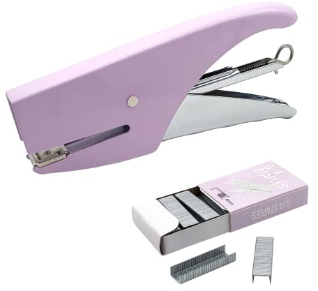 Levapunti, Perforatore e Pinzatrice con Colore a Scelta (LILLA, PINZATRICE)