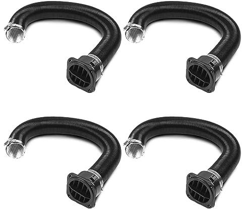 42mm Heater Duct Pipe Tube+Air Vent Outlet for Air Diesel, Car Heater Duct Vent Auto Heater Replacement Parts