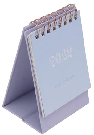 EXCEART 3 Stück 2021 2021 Mini-kalender Karten-tischkalender 2022 Kleiner Tischkalender Kompakter Notizblock Büro-schuldekor