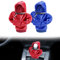 Uirheurd 2PCS Schaltknauf Abdeckung Schalthebel Hoodie kreativer Hoodie Auto Schaltknauf Hoodie staubdichter Schutz Sweatshirt Schaltknauf Hoodie für Universal Gear Shifter（rot blau）