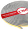 XEEINC 12m Guarnizione a Spazzola Autoadesiva, 9mm(L) X 9mm(P) Guarnizione Adesiva Finestre Porta, Paraspifferi Spazzola Porta Finestre, Isolamento Acustico, Anti-Collisione - Grigio