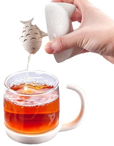 Tasse à thé avec infuseur, tasse pour chat | Tasse mignonne d’infuseur de thé de chat,Tasse à thé avec infuseur et couvercle, tasse en verre de chat de dessin animé pour boissons chaudes et fro