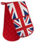 SAJAK Union Jack Flag Double Oven Mitt Gloves - Heat Resistant, 100% Cotton Kitchen Accessories for Cooking, Baking, BBQ, Grill, for Chefs, Home Cooks, and British Décor