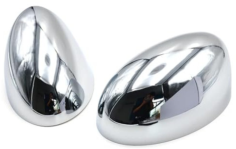 Coques de Protection de rétroviseur chromées compatibles avec Mini Cooper S One R50 R52 R53