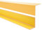 QUEST Cornière PVC Rigide Autoadhésive – Baguette d’Angle de Protection en PVC Dur pour Mur et Rebord – Profilé de Coin – 35x18mm, 150cm, doré