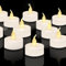 CNMTCCO 24 velas LED de té, velas sin llama, velas de té parpadeantes, batería larga de 200 horas para Navidad, bodas, fiestas (blanco cálido)