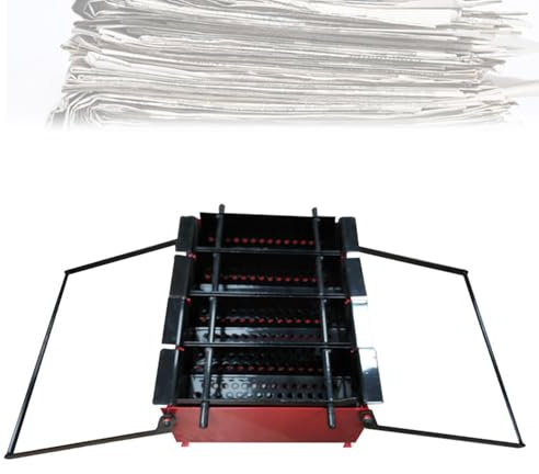 MiBoce Zeitungs-Brikett-Hersteller, Altpapier-Presse-Hersteller, DIY-Recycling-Zeitungs-Brikett-Hersteller, Stabiles Material, Für Zuhause, Fabrik, Bauernhof, Zeitungsbüro