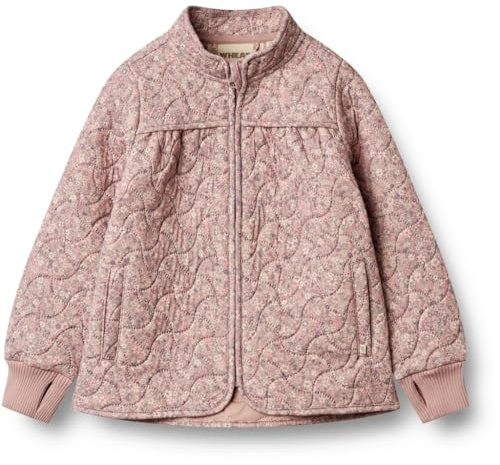 Wheat Thermo Jacke Thilde Mädchen GRS recycelt Atmungsaktiv Wasserabweisend, Powder Flower Meadow, 116/6y