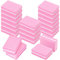 HZXINYI 20 Stück Buffer für Nägel - Buffer Schleifblöcke Nagelpufferblöcke Polierblock Doppelseitige Schwamm Nagelfeile, Polierfeile Fingernägel zum Schleifen für Gelnägel und Acrylnägel (Rosa)