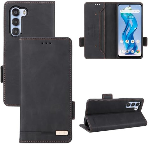 Phone Flip Case Étui portefeuille compatible avec ZTE Nubia S 5G A403ZT, étui folio à rabat en cuir PU avec porte-cartes [coque intérieure en TPU antichoc], étui de protection à fermeture magnétique C