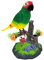 Talking Parrot Toy - Electric Bird Model, Pet Voice Repeater | Realistic Animal Figurines, Interactive Activated Toy Novelty Gift for Boys Room