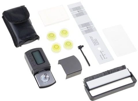 Turntable Tools Setup Kit Alignment Protractor Turntable LCD Force Scale Meter Gauge For LP Record Player Alignment Protractor