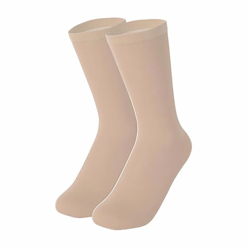 Easnea Eislaufsocken, Eiskunstlaufsocken, Rollschuhstrümpfe, elastisch, hohe Strumpfhose, Skatesocke, atmungsaktiv, weich, Sportsocken für Damen und Mädchen
