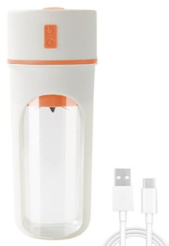 DAGLLGEW Licuadora portátil de 480 ml con Cabezal de 6 Cuchillas, Vaso para Batidos y licuados, licuadora USB para Oficina, Gimnasio, Cocina y Viajes.