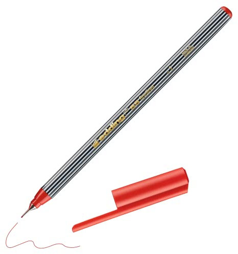 Edding 55-02 Faserschreiber rot Faserschreiber 0,3mm Strich