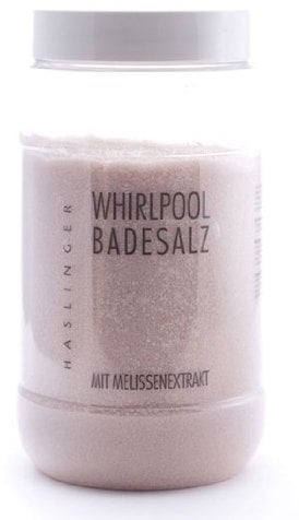 Lashuma Whirlpool Badesalz Melisse mit Melissenextrakt, Sprudelbad Zusatz 1000 g