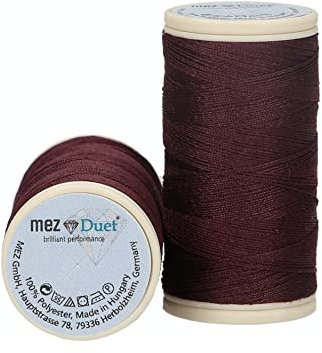 MEZ Duet Stärke 100 4645100-09643 braun Nähgarn, 100 % Polyester, 100m