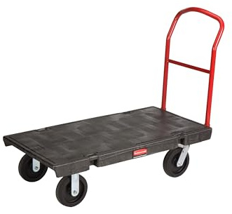 Rubbermaid Commercial Products Platform Truck, 24 X 48, TPR Casters