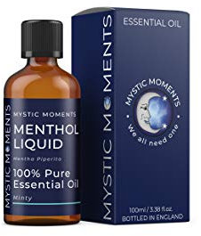 Mystic Moments Huile Essentielle De Menthol Liquide - 100ml - 100% Pure