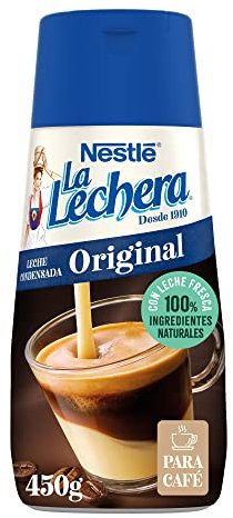 NESTLÉ LA LECHERA Leche condensada Entera botella sirve fácil 450g