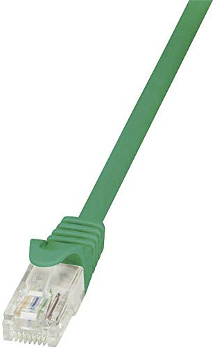 LogiLink CP1095U CAT5e U/UTP Patch Cable, 10 Meter Length, Green, Green, 10 Meter Length